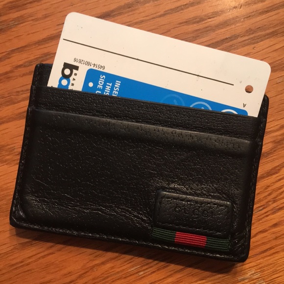 Gucci Logo Stamp Clip/Card Case. - Picture 3 of 5